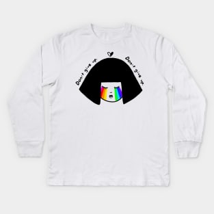 Don't Give Up / SIA Kids Long Sleeve T-Shirt